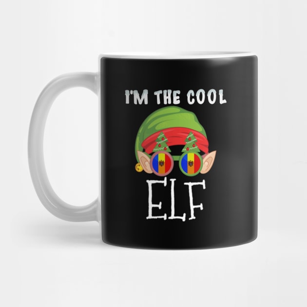 Christmas  I'm The Cool Moldovan Elf - Gift for Moldovan From Moldova by Country Flags